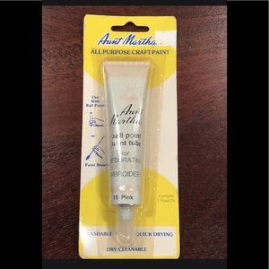 Aunt Martha's Ballpoint Paint Tube 1oz-Pink All Purpose Craft Paint Embroidery